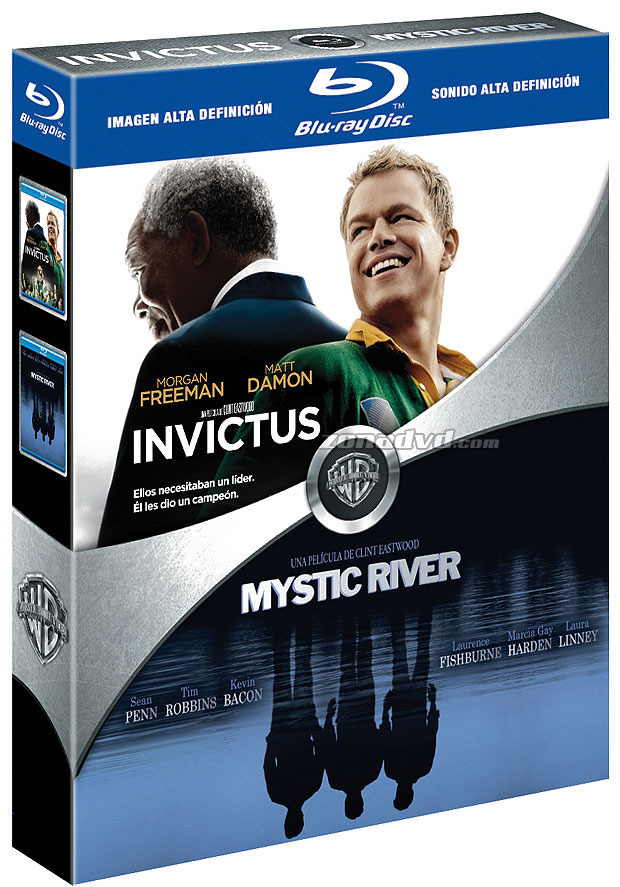 Pack Invictus + Mystic River Blu-ray