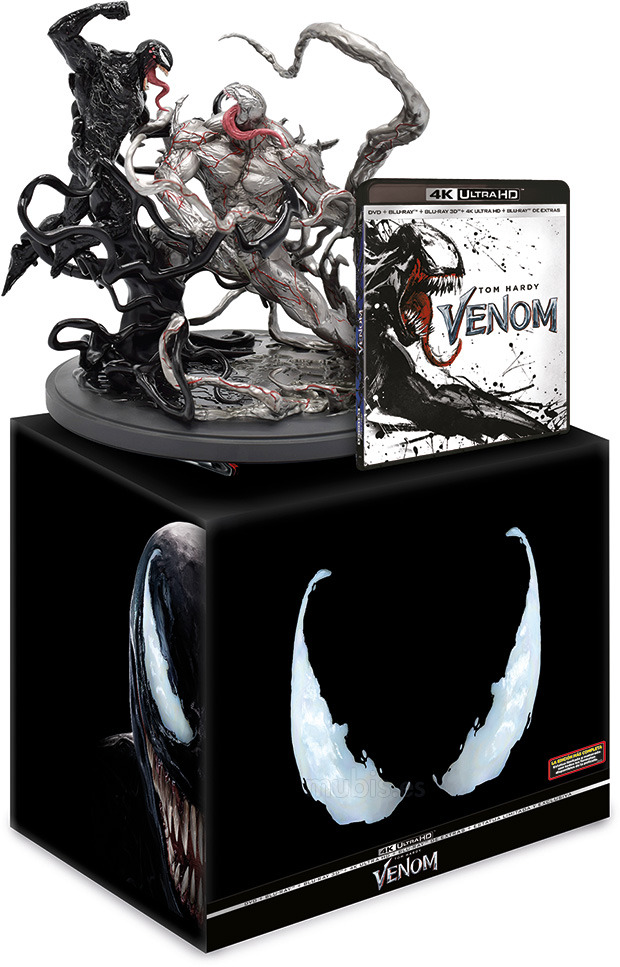 carátula Venom - Edición Coleccionista con Figura Ultra HD Blu-ray 1