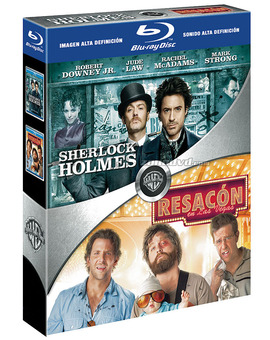 Pack Sherlock Holmes + Resacón en Las Vegas Blu-ray
