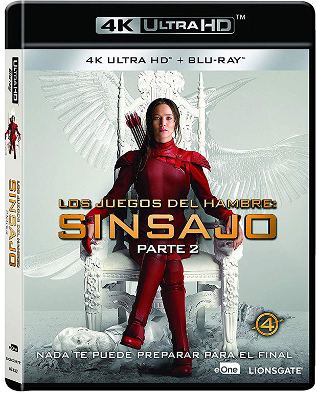 carátula Los Juegos del Hambre: Sinsajo. Parte 2 Ultra HD Blu-ray 1