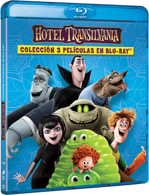 carátula Pack Hotel Transilvania - Colección 3 Películas Blu-ray 1