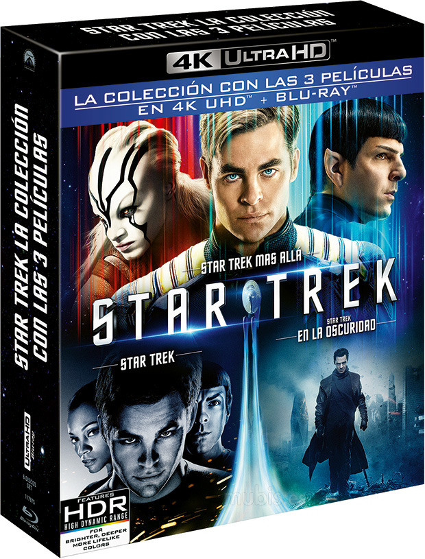 Star Trek - La Colección con las 3 Películas Ultra HD Blu-ray