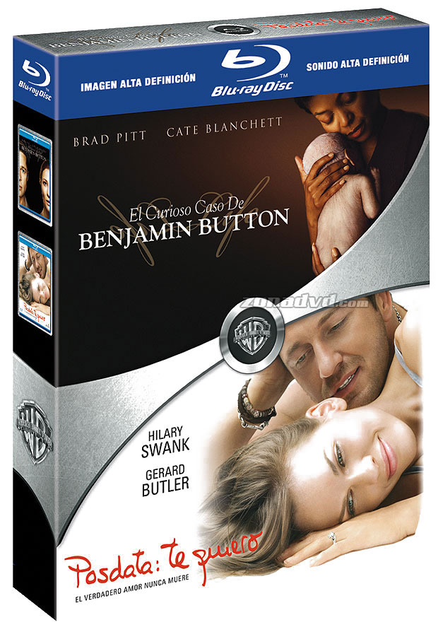 carátula Pack El Curioso Caso de Benjamin Button + Posdata: Te Quiero Blu-ray 1