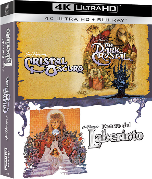 Pack Jim Henson: Cristal Oscuro + Dentro del Laberinto Ultra HD Blu-ray