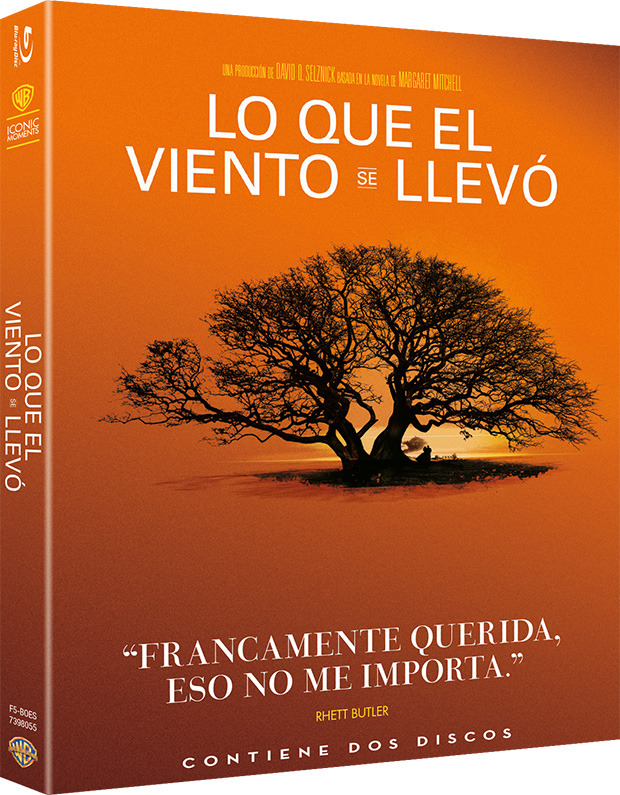 carátula Lo que el Viento se Llevó Blu-ray 1