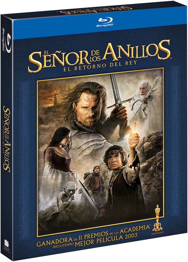 carátula El Señor de los Anillos: El Retorno del Rey - Edición Libro Blu-ray 1