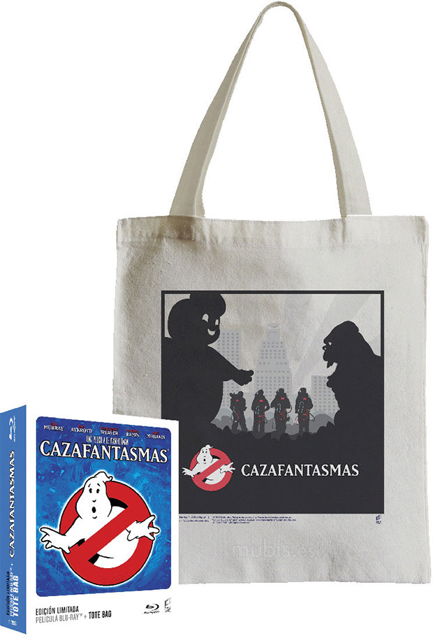 carátula Los Cazafantasmas - Edición Tote Bag Blu-ray 1