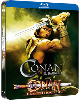 Pack Conan, El Bárbaro + Conan, El Destructor (Edición Metálica) Blu-ray