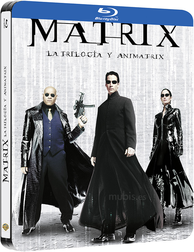 carátula Matrix: La Trilogía + Animatrix (Edición Metálica) Blu-ray 1