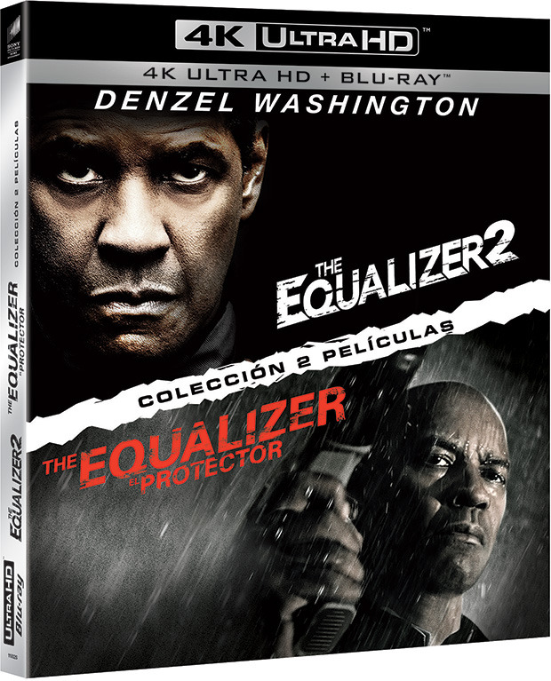 carátula Pack The Equalizer: El Protector + The Equalizer 2 Ultra HD Blu-ray 1