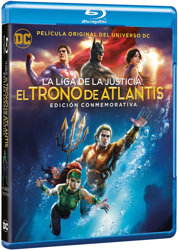 carátula La Liga de la Justicia: El Trono de Atlantis - Edición Conmemorativa Blu-ray 1