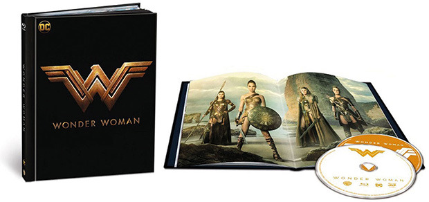 carátula Wonder Woman - Edición Libro Blu-ray 3D 1