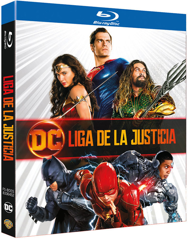 carátula Liga de la Justicia Blu-ray 1