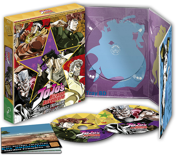 JoJo's Bizarre Adventure Temporada 2 Parte 4 - Saga Stardust Crusaders (Edición Coleccionista) Blu-ray