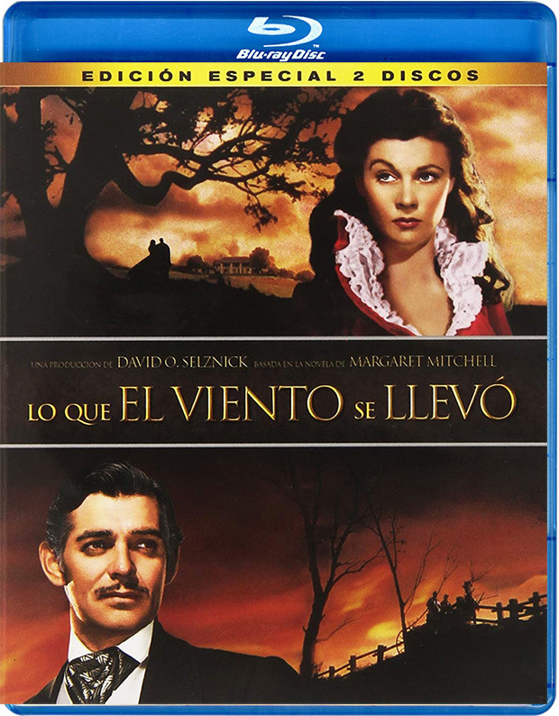 carátula Lo que el Viento se Llevó Blu-ray 1