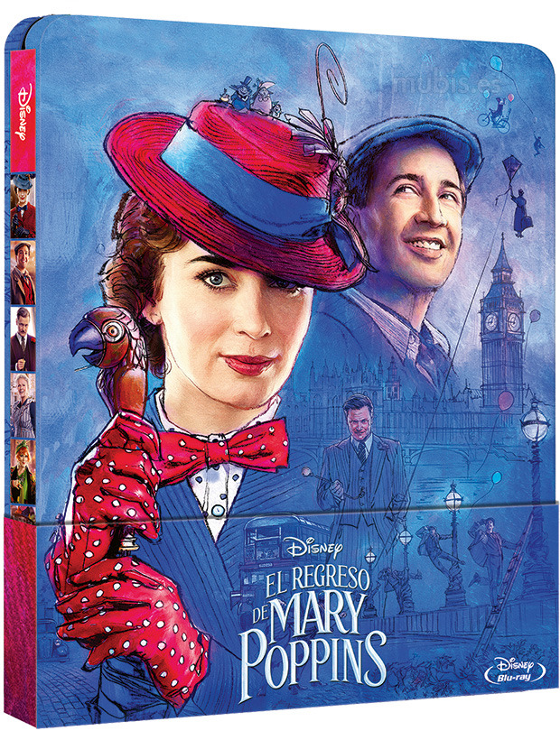 carátula El Regreso de Mary Poppins - Edición Metálica Blu-ray 1