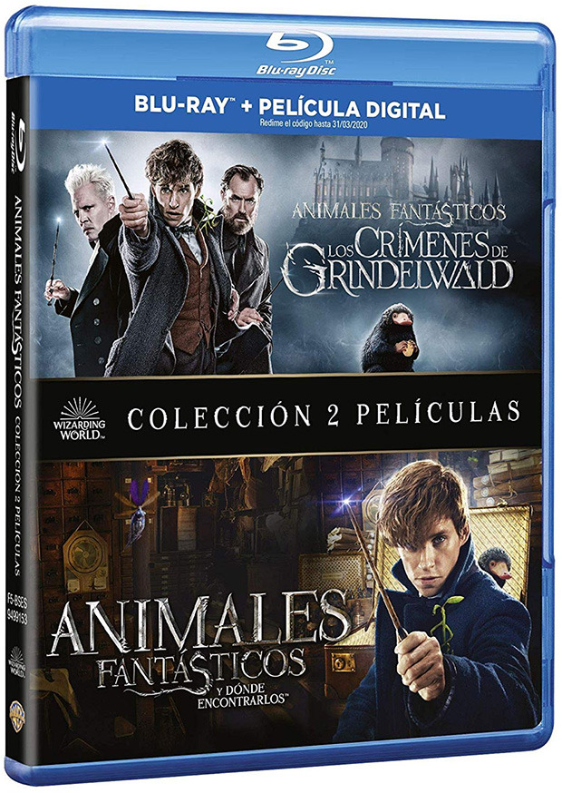 Pack Animales Fantásticos y Dónde Encontrarlos + Animales Fantásticos: Los  Crímenes de Grindelwald Blu-ray