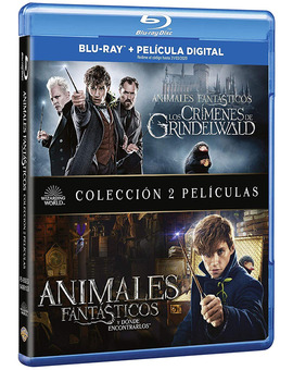 Pack Animales Fantásticos y Dónde Encontrarlos + Animales Fantásticos: Los Crímenes de Grindelwald Blu-ray