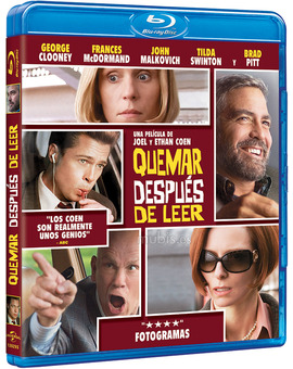 Quemar después de Leer Blu-ray