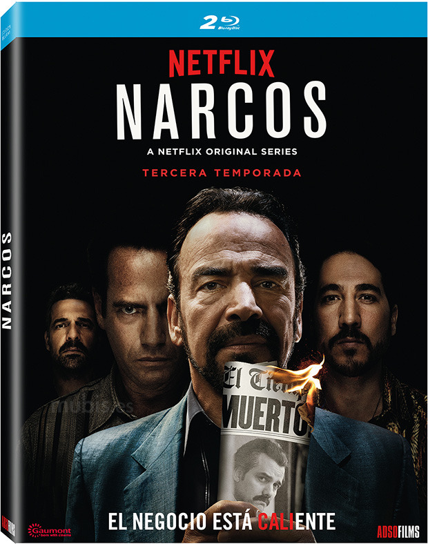 carátula Narcos - Tercera Temporada Blu-ray 1