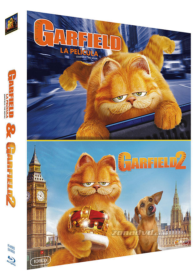 Pack Garfield + Garfield 2 Blu-ray