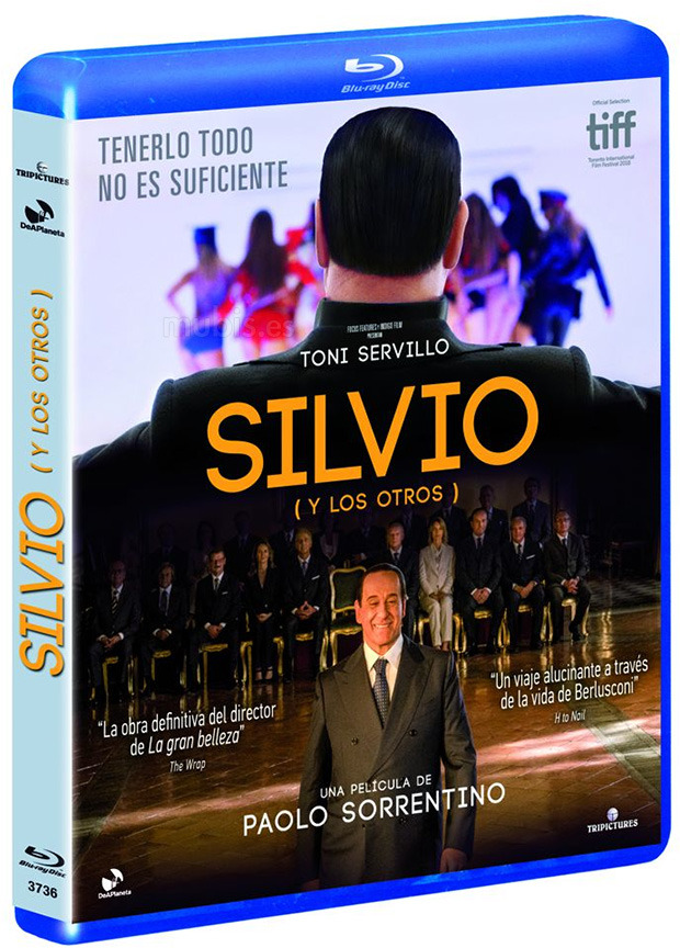carátula Silvio (y los Otros) Blu-ray 1