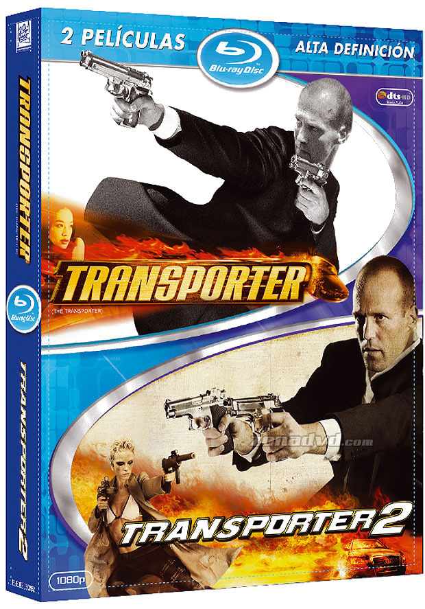carátula Pack Transporter + Transporter 2 Blu-ray 1