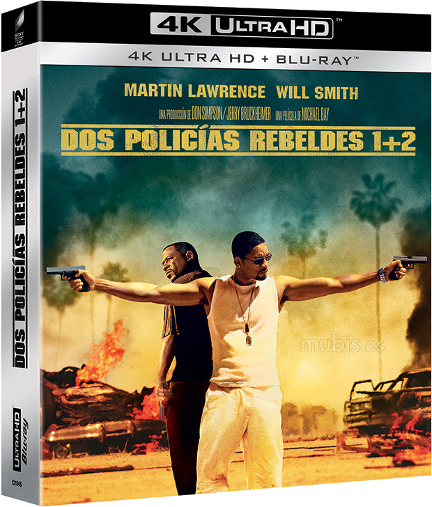 carátula Pack Dos Policías Rebeldes I y II Ultra HD Blu-ray 1
