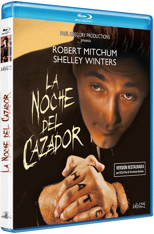 carátula La Noche del Cazador Blu-ray 1