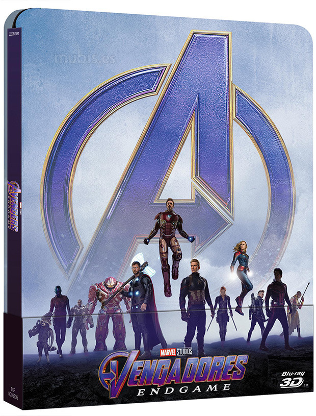 carátula Vengadores: Endgame - Edición Metálica Blu-ray 1