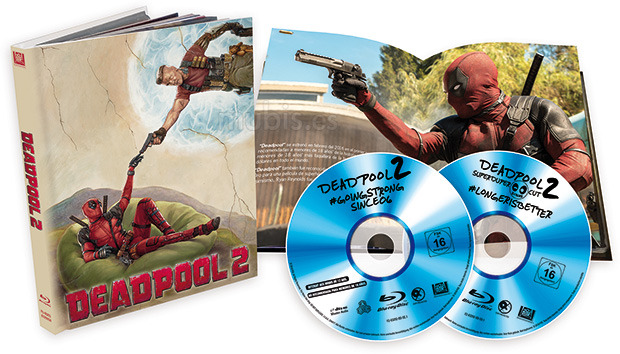 carátula Deadpool 2 - Edición Libro Blu-ray 1