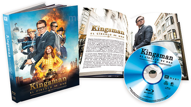 Kingsman: El Círculo de Oro - Edición Libro Blu-ray