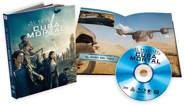 carátula El Corredor del Laberinto: La Cura Mortal - Edición Libro Blu-ray 1