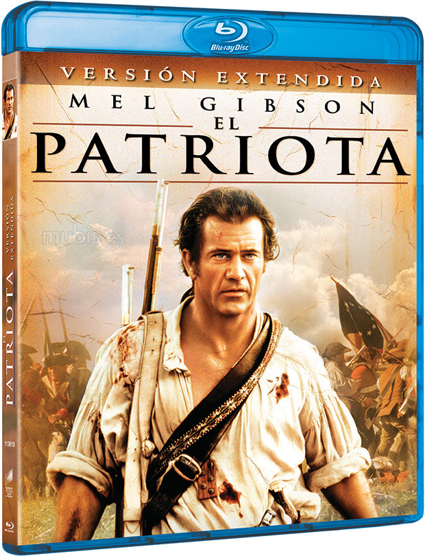 carátula El Patriota Blu-ray 1