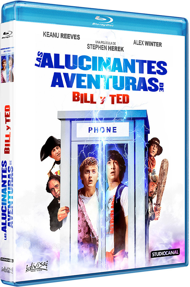 carátula Las Alucinantes Aventuras de Bill y Ted Blu-ray 1