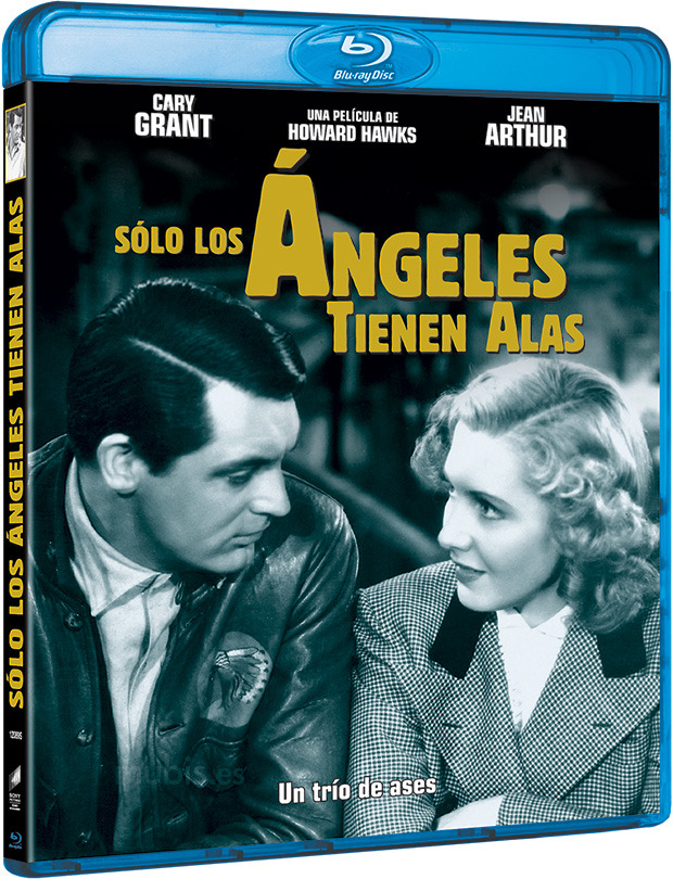 carátula Sólo los Ángeles tienen Alas Blu-ray 1