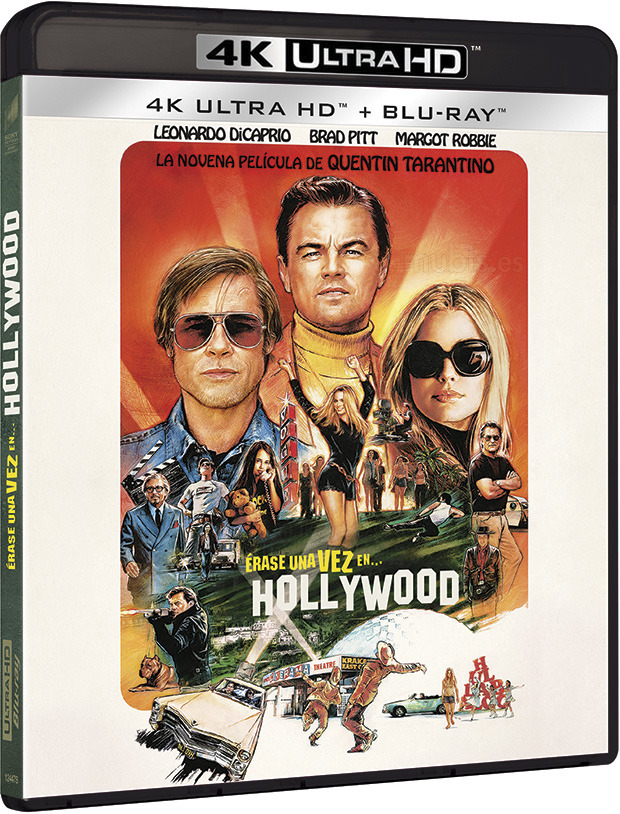 carátula Érase una vez en... Hollywood Ultra HD Blu-ray 1