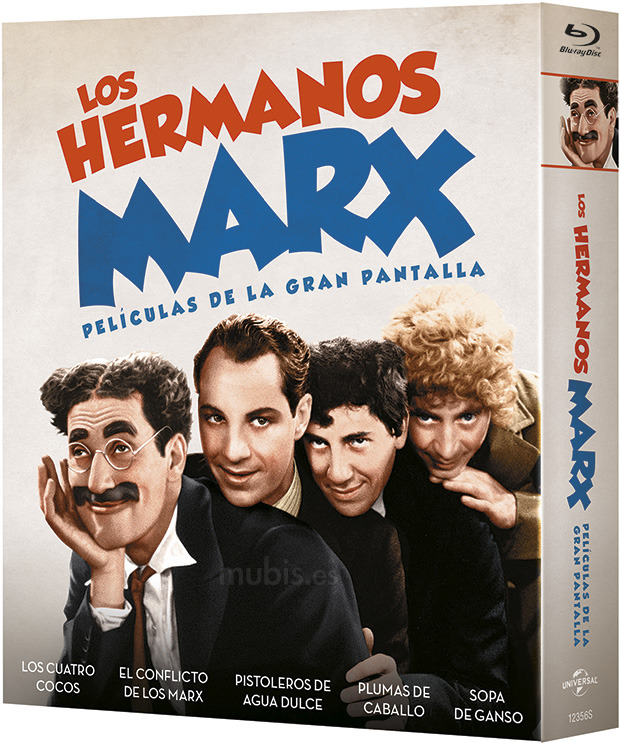 carátula Pack Hermanos Marx Blu-ray 1