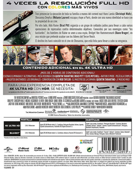 Malditos Bastardos - Edición Metálica Ultra HD Blu-ray 3