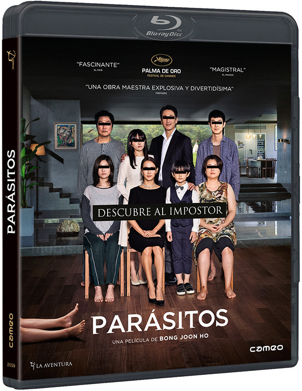 carátula Parásitos Blu-ray 1