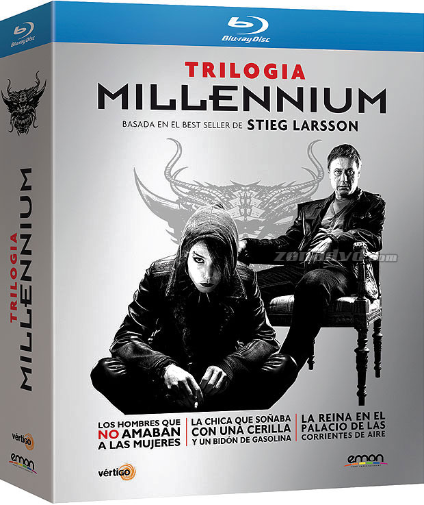 carátula Trilogía Millennium Blu-ray 1