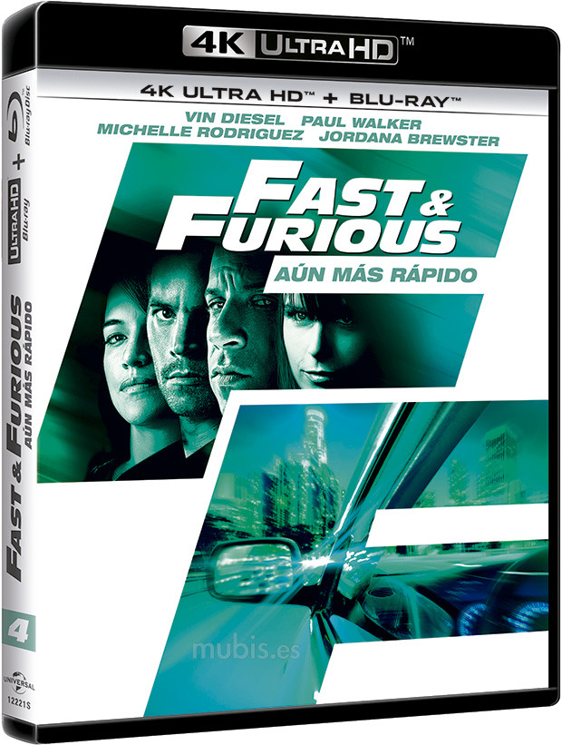 Fast and Furious. Aún más Rápido Ultra HD Blu-ray