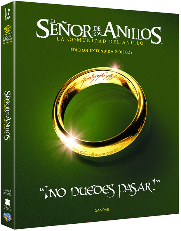 El Señor de los Anillos: La Comunidad del Anillo - Edición Extendida (Iconic Moments) Blu-ray