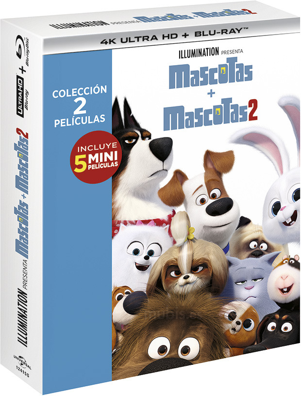 Pack Mascotas + Mascotas 2 Ultra HD Blu-ray