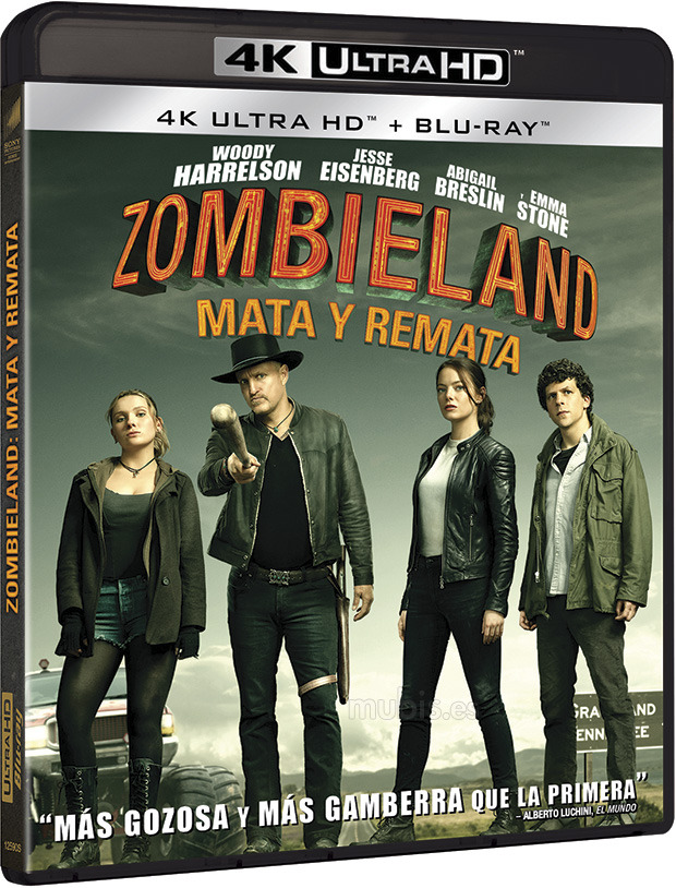 carátula Zombieland: Mata y Remata Ultra HD Blu-ray 1