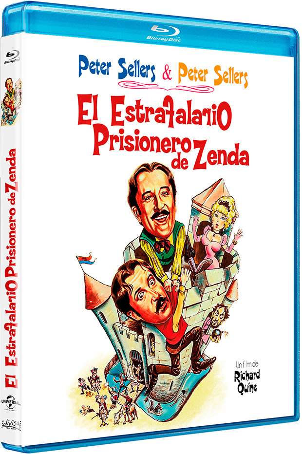 carátula El Estrafalario Prisionero de Zenda Blu-ray 1