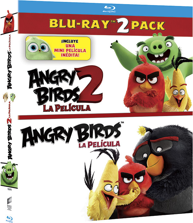 Pack Angry Birds + Angry Birds 2 Blu-ray