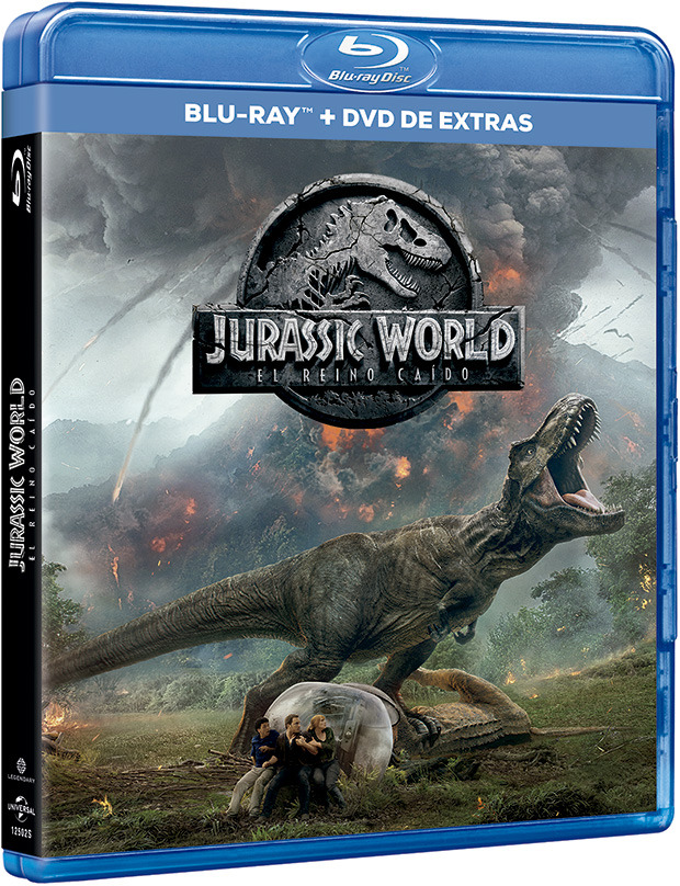 carátula Jurassic World: El Reino Caído Blu-ray 1