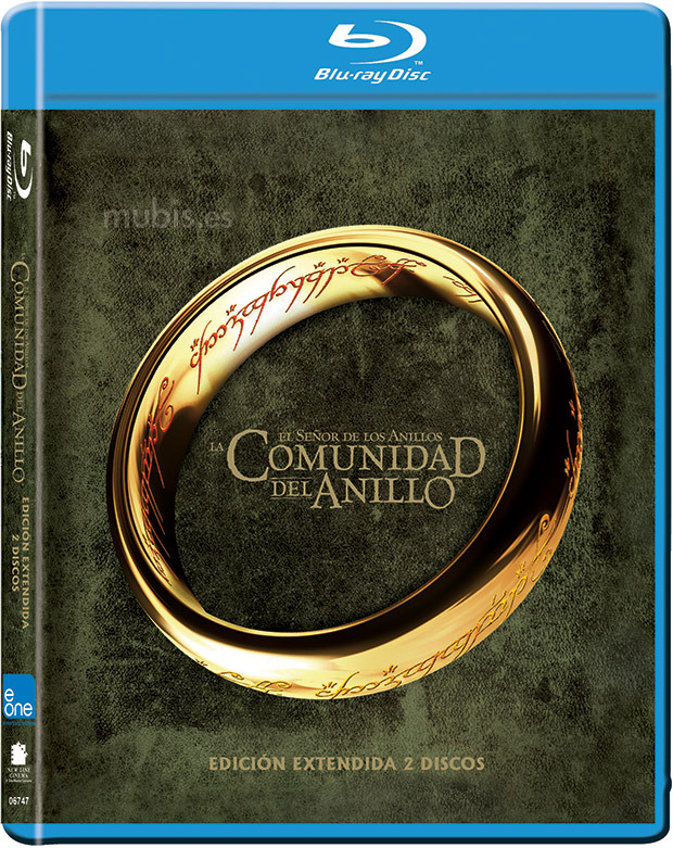 carátula El Señor de los Anillos: La Comunidad del Anillo  - Edición Extendida Blu-ray 1