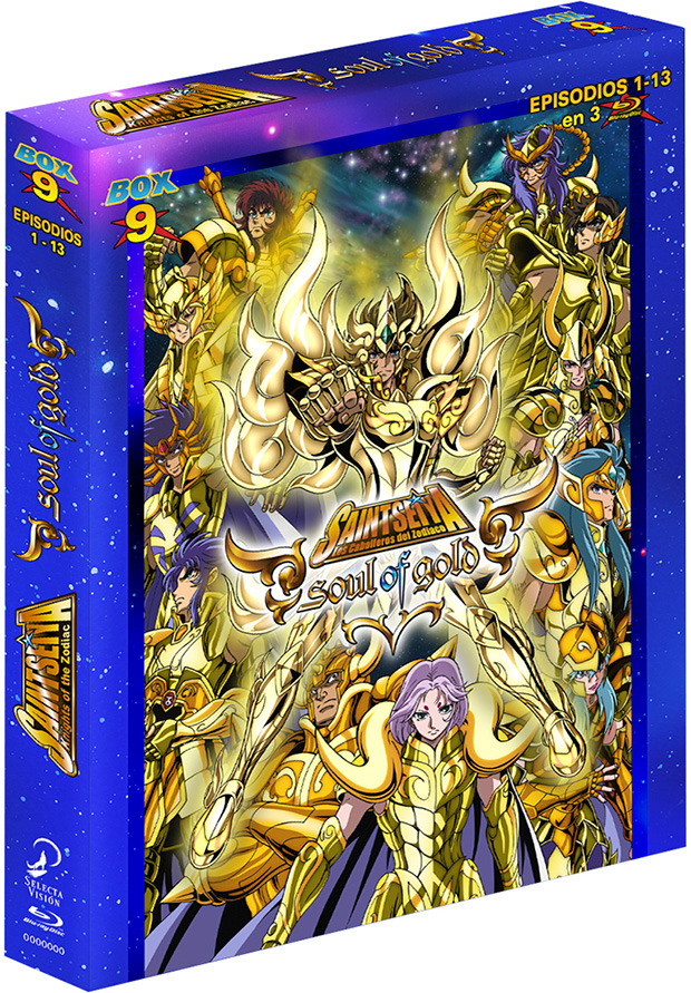 carátula Los Caballeros del Zodiaco (Saint Seiya): Soul of Gold - Box 9 Blu-ray 1